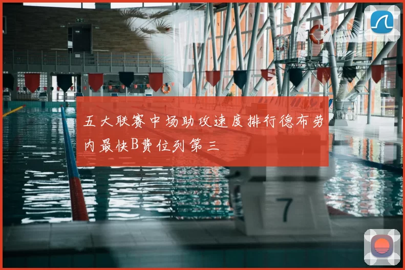 五大联赛中场助攻速度排行德布劳内最快B费位列第三